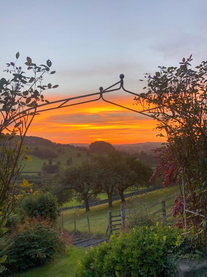 Hillside Haven, Panoramic Views Nr Bakewell Apartment Great Rowsley Bagian luar foto